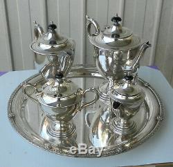 Vintage 5 Piece Tea / Coffee Set Paramount Triple Silver Plate Epns