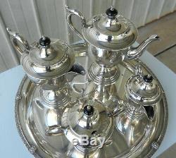 Vintage 5 Piece Tea / Coffee Set Paramount Triple Silver Plate Epns