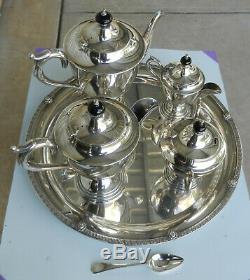 Vintage 5 Piece Tea / Coffee Set Paramount Triple Silver Plate Epns