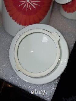 Vintage 60's Retro Flower Power Coffee Set