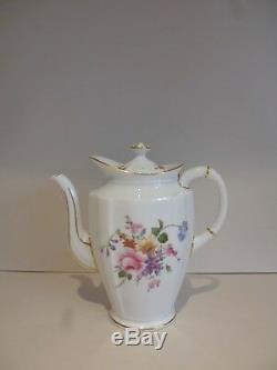 Vintage 6 Place Royal Crown Derby'posies' Coffee Set Circa 1967 Pristine Con