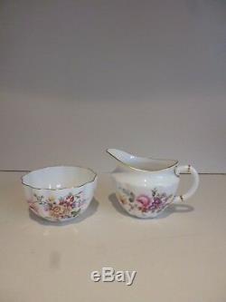 Vintage 6 Place Royal Crown Derby'posies' Coffee Set Circa 1967 Pristine Con