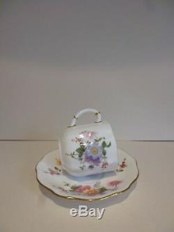 Vintage 6 Place Royal Crown Derby'posies' Coffee Set Circa 1967 Pristine Con