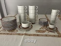 Vintage 70's Richard Ginori porcellana ariston 10x Coffee + 6x Espresso Cup Set