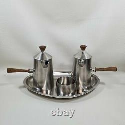 Vintage 70's Robert Welch Old Hall Campden Stainless Steel Coffee Set