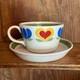 Vintage Arabia Of Finland KÖnni Coffee Tea Cup & Saucer Set, Olga Osol Design
