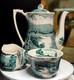 Vintage Alfred Meakin Coffee Tea Set Tintern Hand Engraved Transferware England