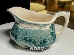 Vintage Alfred Meakin Coffee Tea Set Tintern Hand Engraved Transferware England
