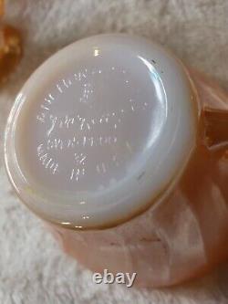 Vintage Anchor Hocking Fire King Peach Lustre Tea/Coffee Set/ 25 Pieces