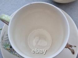 Vintage Antique Royal Doulton The Coppice Coffee Set Pot Milk Jug Pheasant 1942