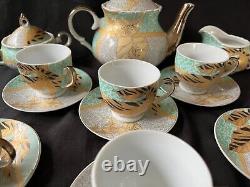 Vintage / Antique Russian tea coffee service for 6. Marked Bottom