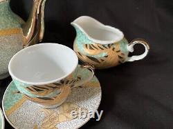 Vintage / Antique Russian tea coffee service for 6. Marked Bottom