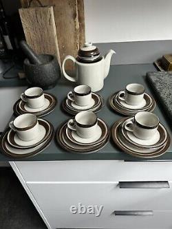 Vintage Arabia Finland Karelia Part Coffee Service For 6 People & 6 Cake Plates