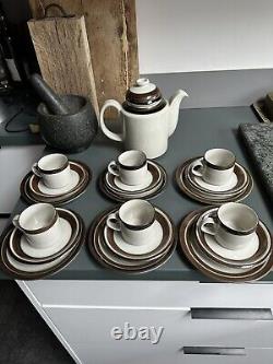 Vintage Arabia Finland Karelia Part Coffee Service For 6 People & 6 Cake Plates