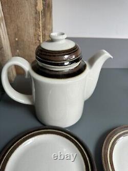 Vintage Arabia Finland Karelia Part Coffee Service For 6 People & 6 Cake Plates