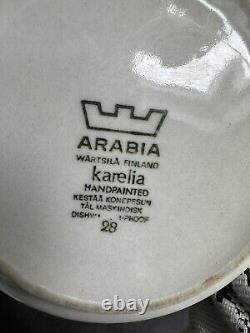 Vintage Arabia Finland Karelia Part Coffee Service For 6 People & 6 Cake Plates