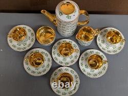 Vintage Arklow Patricia Shamrock Tea/Coffee Set 15 Pcs Made In Ireland