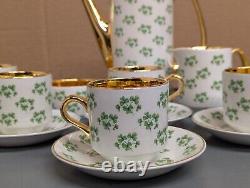 Vintage Arklow Patricia Shamrock Tea/Coffee Set 15 Pcs Made In Ireland