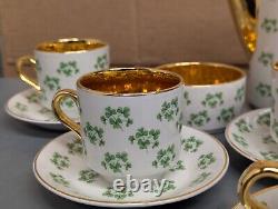 Vintage Arklow Patricia Shamrock Tea/Coffee Set 15 Pcs Made In Ireland