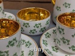 Vintage Arklow Patricia Shamrock Tea/Coffee Set 15 Pcs Made In Ireland