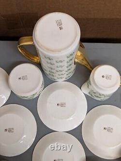 Vintage Arklow Patricia Shamrock Tea/Coffee Set 15 Pcs Made In Ireland
