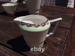Vintage Art Deco Bell Fine Bone China Made In England Coffee Set