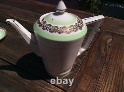 Vintage Art Deco Bell Fine Bone China Made In England Coffee Set