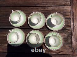 Vintage Art Deco Bell Fine Bone China Made In England Coffee Set