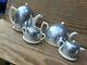 Vintage Art Deco Tea Coffee Milk Jug Pots Sugar Bowl Set Rare Space Age 4 Items