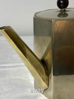 Vintage Art Deco Tea & Coffee Set with Tray Geometric Design