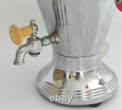 Vintage Art Deco Ul La Belle Silver Company Chrome Coffee Percolator Set
