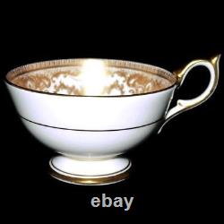 Vintage Aynsley 7949 Gold Encrusted Coffee or Tea Cup & Saucer Set