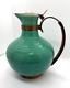 Vintage Bauer Pottery Green Coffee Tea Carafe Ring Pattern Perfect Condition