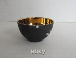 Vintage Bavaria Germany Black Matte Coffee Set