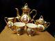 Vintage Bavaria Germany Gold Fragonard Demitasse Coffee/tea Set 9 Pieces