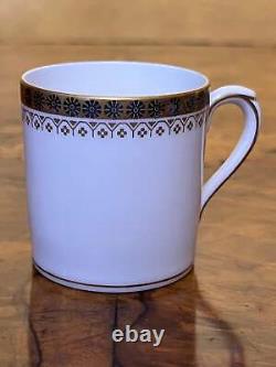 Vintage Bavaria Gold Border Print Coffee Pot & Coffee Cups Set