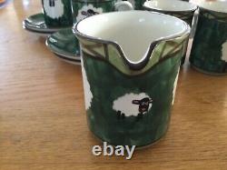 Vintage Bespoke Jersey Pottery Coffee Set