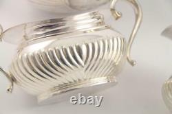 Vintage Birks 5 Pc Regency Plate Silver Plated Coffee Tea Set 702-705/6003