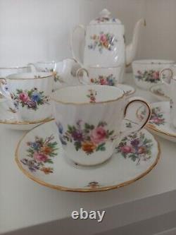 Vintage Bone China Minton Marlow gold trim Coffee Set