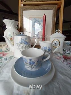 Vintage Bone China Royal Tuscan Cups, Saucers teapot, milk jug, sugar bowl