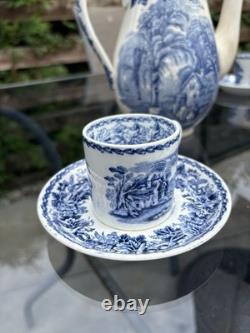 Vintage'Booths -British Scenery' Full Coffee Set
