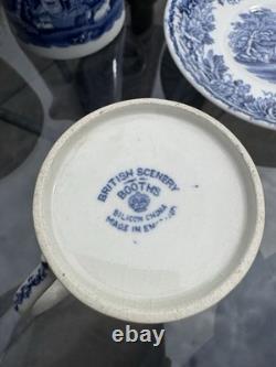 Vintage'Booths -British Scenery' Full Coffee Set