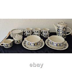 Vintage Cadiz Villeroy & Boch Tea Set Coffee Service (Serves 6)