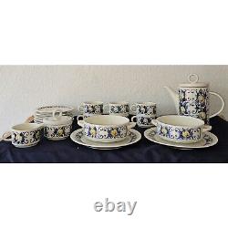 Vintage Cadiz Villeroy & Boch Tea Set Coffee Service (Serves 6)