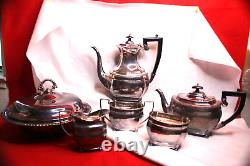 Vintage Cheltenham Silver Plated Tea & Coffee Set Sheffield England 6 Piece