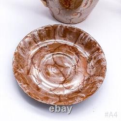 Vintage Chodziez Coffee Set Made Of Porcelain With Rose Decor Made In Poland