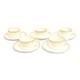 Vintage Coffee Set 5 Cups With Saucer, Louise Geschutzt Porcelain