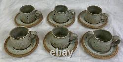 Vintage Coffee Set, Winslow Studio Pottery, Claycutters, 1973, Med-century Retro