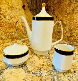 Vintage Coffee Set by Echt Cobalt Bavaria