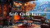 Vintage Coffee Shop Rainy Day With Smooth Piano Jazz Music U0026 Crackling Fireplace For Relaxing